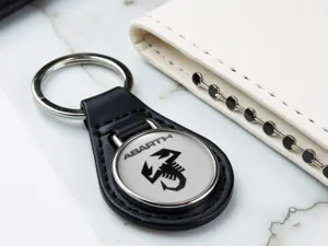 Fiat Abarth Benutzerdefinierte Leder Schlüsselringe Stilvolles Kraft